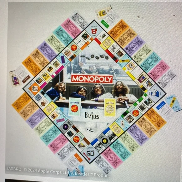 NWT Sealed Monopoly The Beatles Edition Board Game - Picture 8 of 11